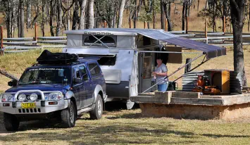 Surat Sportsground camping area 2012 - handy spot